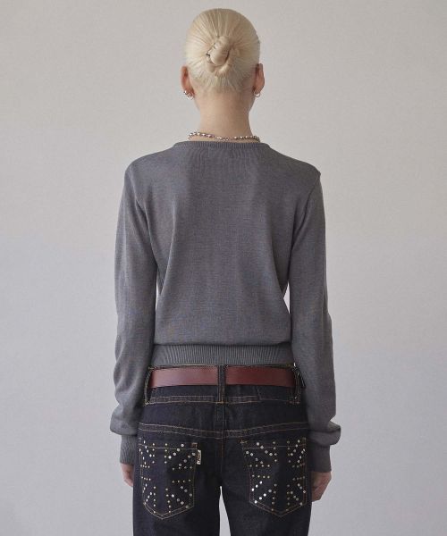 Lookbook (Women) Sculptor My Go-To Cardigan - Heather Gray SC25S222GY