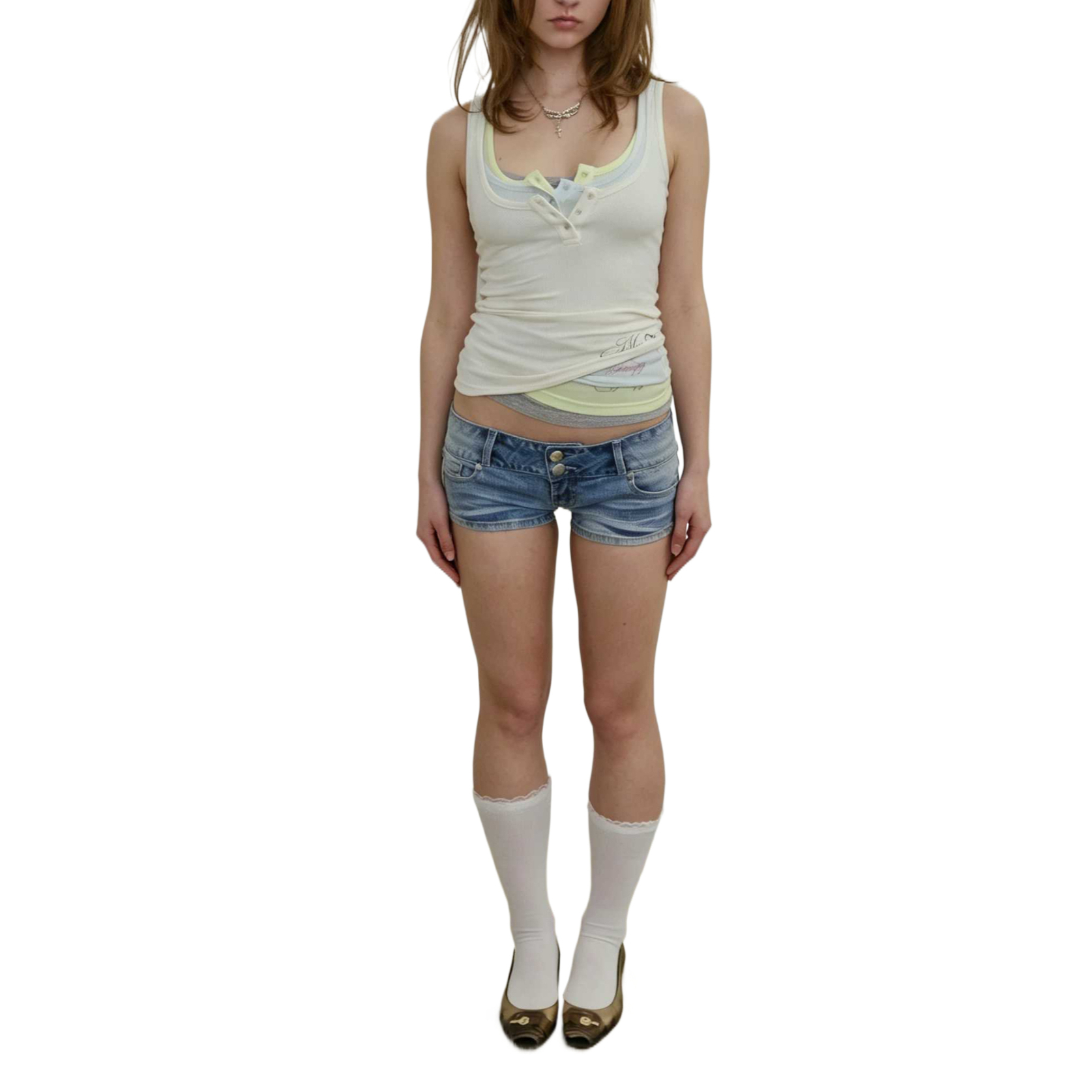 (Women) SCULPTOR SS26 Sleeveless Pullover Tank Top Women SC26S288IV