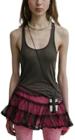 (Women) SCULPTOR SS26 Thong Sleeveless Charcoal Comfortable Basic Tank Top SC26S225CH (Women) SCULPTOR SS26 Thong Sleeveless Charcoal Comfortable Basic Tank Top SC26S225CH