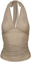 (Women) SCULPTOR Stylish Beaded Mesh Trendy Sleeveless Top SCU-SS25-10982 (Women) SCULPTOR Stylish Beaded Mesh Trendy Sleeveless Top SCU-SS25-10982