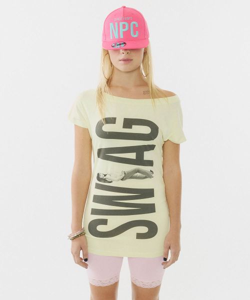 Order (Women) SCULPTOR Swag Long Yellow T-Shirt SC26S273YE