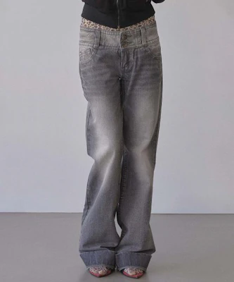 (Women) Sculptor Union Jack Engineered Denim Washed Gray Jeans SC25S410LG Order (Women) Sculptor Union Jack Engineered Denim Washed Gray Jeans SC25S410LG