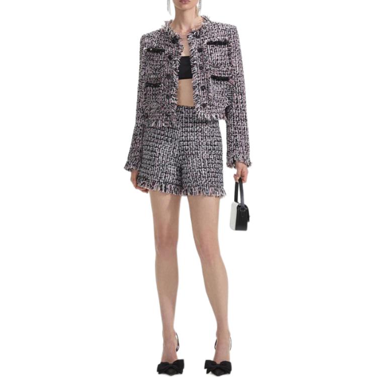 Order (W) Self-Portrait 黑色流蘇修飾長袖外套 PF24110J