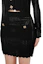 Lookbook (Women) Self-Portrait Black High-Waist Slim Short Skirt - Casual Autumn/Winter Style SWF334M05300