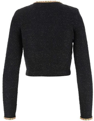 (W) Self-Portrait 黑色珠飾釦長袖針織毛衣 AW23167JBBLACK Lookbook (W) Self-Portrait 黑色珠飾釦長袖針織毛衣 AW23167JBBLACK