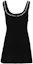 Lookbook (Women) Self-Portrait Black Sleeveless Slim Fit Rhinestone A-Line Dress. SWF344Y20500