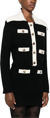 (W) 셀프-포트레이트 블랙 슬림핏 긴소매 버튼업 자켓 AW24074C-BLACK Purchase (W) 셀프-포트레이트 블랙 슬림핏 긴소매 버튼업 자켓 AW24074C-BLACK