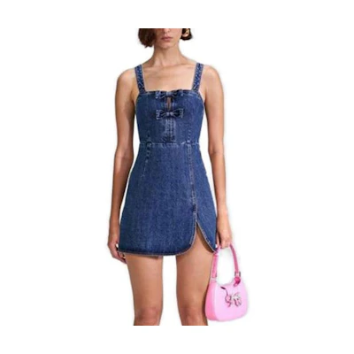 (Women) Self-Portrait Bow Sleeveless Strappy Dress SWF342Y19800