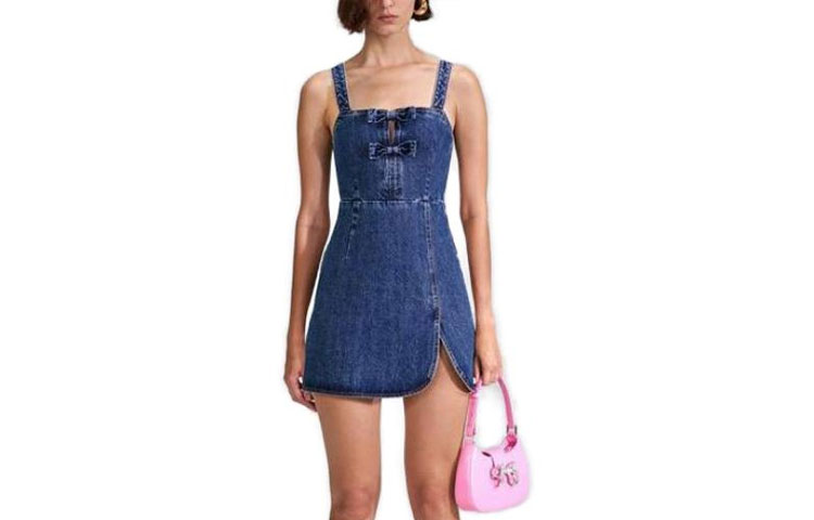 Order (W) Self-Portrait 蝴蝶結無袖細肩帶洋裝 SWF342Y19800