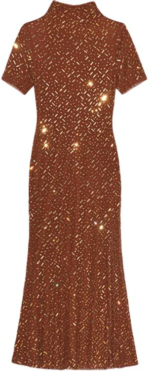 women-self-portrait-brown-mesh-midi-dress-with-rhinestone-galaxy-design-swf-354-y14800