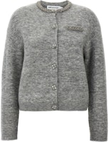 (Women) Self-Portrait Button-Up Long-Sleeve Knit Cardigan - Gray AW24064CGRGREY (Women) Self-Portrait Button-Up Long-Sleeve Knit Cardigan - Gray AW24064CGRGREY