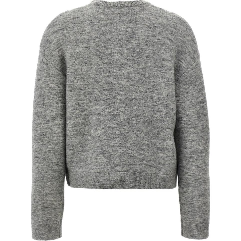 Lookbook (W) Self-Portrait Kardigan Rajut Lengan Panjang dengan Butang - Kelabu AW24064CGRGREY