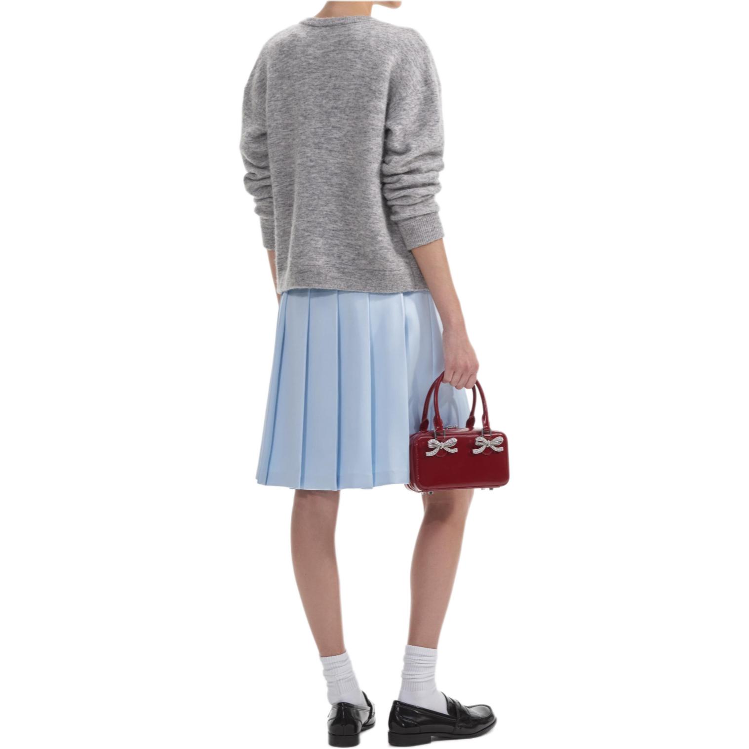 Purchase (W) Self-Portrait Kardigan Rajut Lengan Panjang dengan Butang - Kelabu AW24064CGRGREY