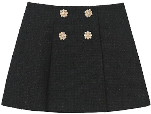 (W) Falda Casual Clásica Negra A-Line de Self-Portrait SWF351Q00100 Buy (W) Falda Casual Clásica Negra A-Line de Self-Portrait SWF351Q00100