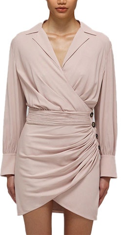 women-self-portrait-classic-fit-long-sleeve-slit-dress-light-khaki-swf-332-y14600