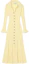 Order (Women) Self-Portrait Cream Yellow Polo Collar Long Flare Sleeve A-Line Dress SWF352M06000