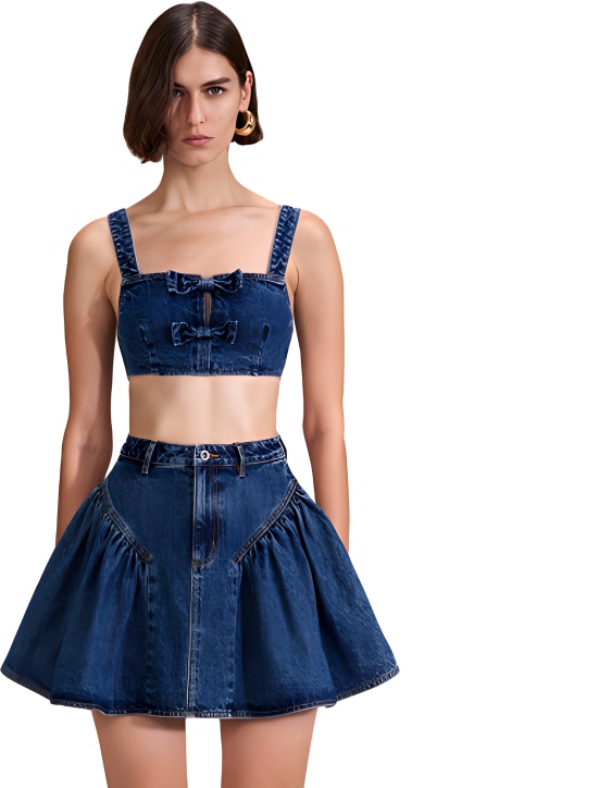 women-self-portrait-denim-blue-bow-tie-sleeveless-crop-top-tank-casual-vest-swf-342-b00400