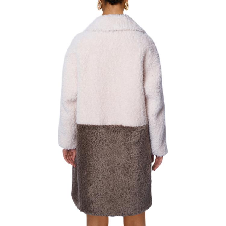 (Women) Self-Portrait  Double-Breasted Wool Coat in White and Gray. SWF331D00300 圖 4