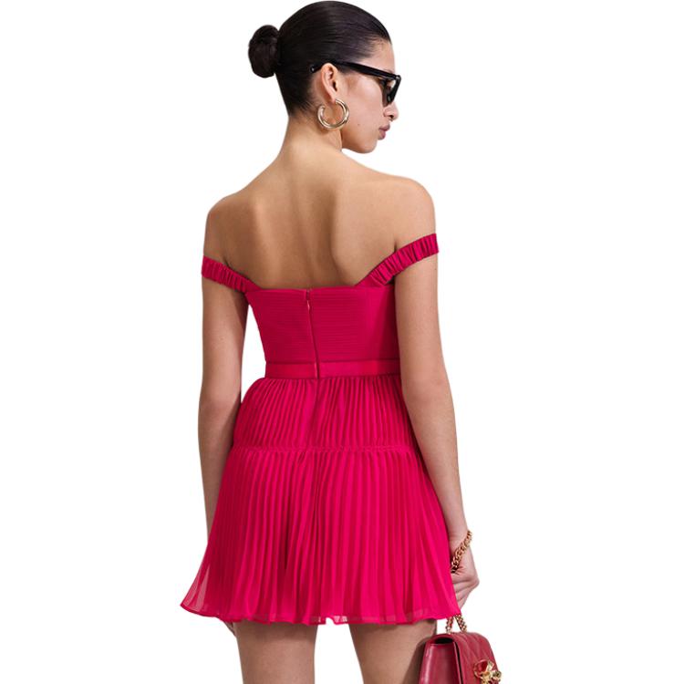 (Women) Self-Portrait  Elegant Off-Shoulder Slim Fit Evening Gown Princess Dress SWF343Y01000 圖 4