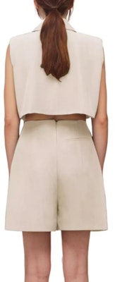 (W) Self-Portrait 高腰喇叭短連身褲 - 香草米色 SWF322K05700 Purchase (W) Self-Portrait 高腰喇叭短連身褲 - 香草米色 SWF322K05700