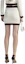 Lookbook (Women) Self-Portrait Ivory White Bow Knit A-Line Casual Mini Skirt. SWF351M02500