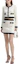 Shop (Women) Self-Portrait Ivory White Bow Knit A-Line Casual Mini Skirt. SWF351M02500