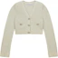 Buy (Women) Self-Portrait Ivory White Button-Up Knit Cardigan - Versatile Chic Style SWF336M00100