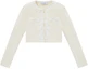 Order (Women) Self-Portrait Ivory White Lace Waffle Long Sleeve Jacket. SWF351M03100