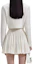 Shop (Women) Self-Portrait Ivory White Lace Waffle Long Sleeve Jacket. SWF351M03100