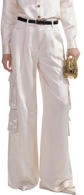 (W) Self-Portrait 象牙白寬腿實用休閒長褲 SWF353K02500 Buy (W) Self-Portrait 象牙白寬腿實用休閒長褲 SWF353K02500