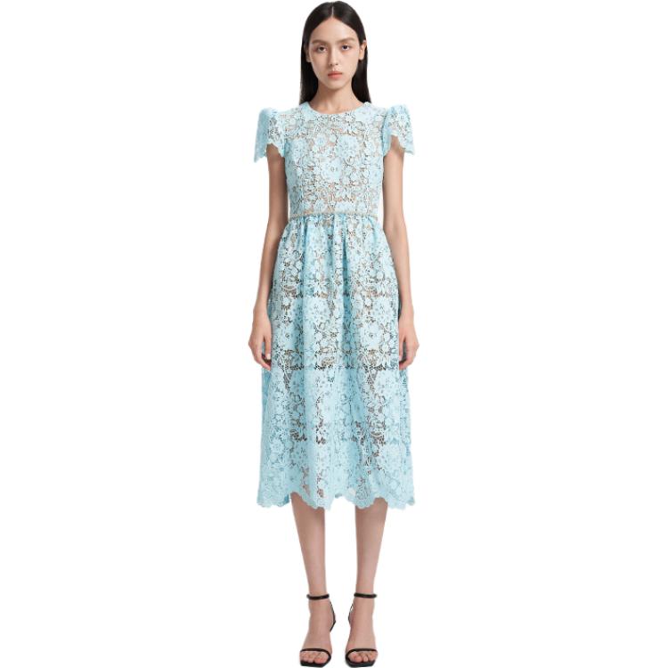 (Women) Self-Portrait  Lace Elegant Short Sleeve Cocktail Party Mini Dress SWF343Y08600 圖 3