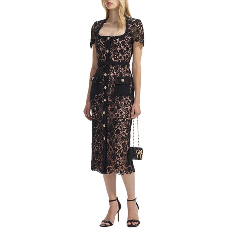 (Women) Self-Portrait  Lace Midi Dress – Elegant Evening Party Princess Style SWF351Y05500 圖 3