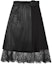 Buy (W) Self-Portrait 高腰A字皮革裙附蕾絲口袋 - 經典黑 SWF321Q07300