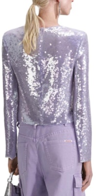 (W) Self-Portrait Baju T Lengan Panjang Ungu Lilac. SWF343C01800 Lookbook (W) Self-Portrait Baju T Lengan Panjang Ungu Lilac. SWF343C01800