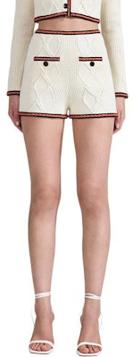 (W) Self-Portrait Shorts Rectos Tiro Medio Blanco Marfil SWF342M06900 Buy (W) Self-Portrait Shorts Rectos Tiro Medio Blanco Marfil SWF342M06900