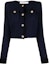 Buy (W) Chaqueta Corta Slim Fit de Manga Larga Azul Marino Self-Portrait. RS24153JBL-NAVY