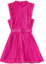 Shop (W) Self-Portrait 霓虹粉無袖波浪短洋裝. SWF341Y08900