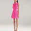 Sizing (W) Self-Portrait 霓虹粉無袖波浪短洋裝. SWF341Y08900