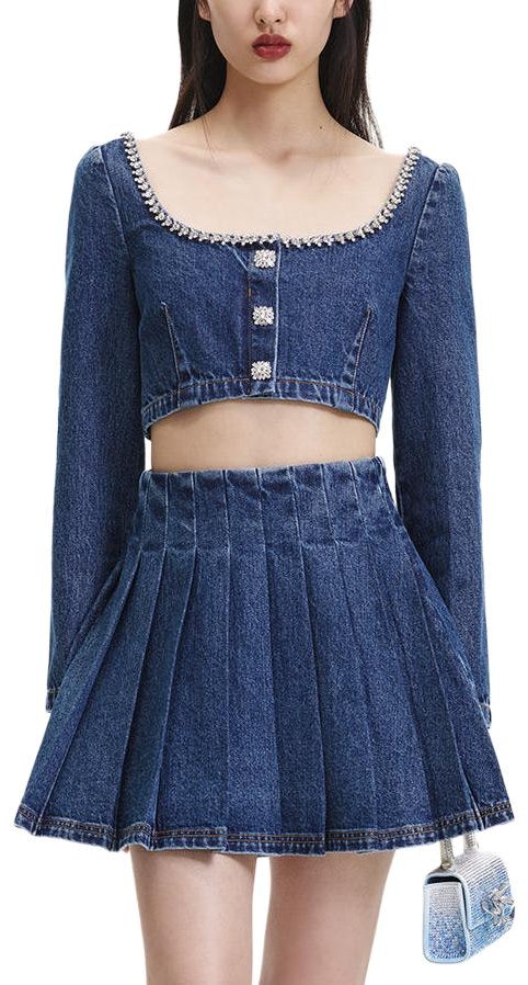 women-self-portrait-pearl-button-sweetheart-denim-blue-cropped-blouse-swf-344-c03300
