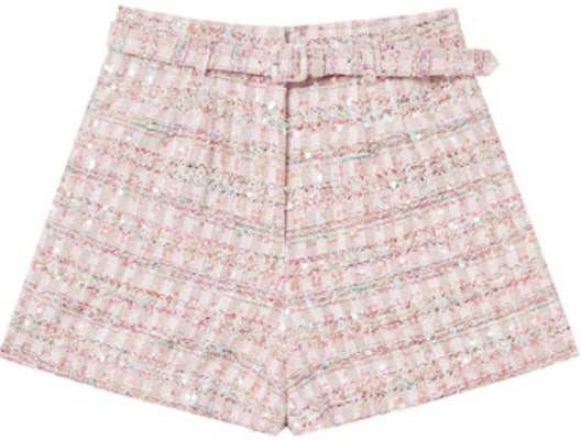 (W) Self-Portrait 粉色休閒直筒短褲 固色款 SWF343K00100 Order (W) Self-Portrait 粉色休閒直筒短褲 固色款 SWF343K00100