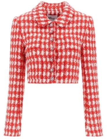 women-self-portrait-plaid-button-up-cropped-long-sleeve-jacket-red-sc-23009-jrred