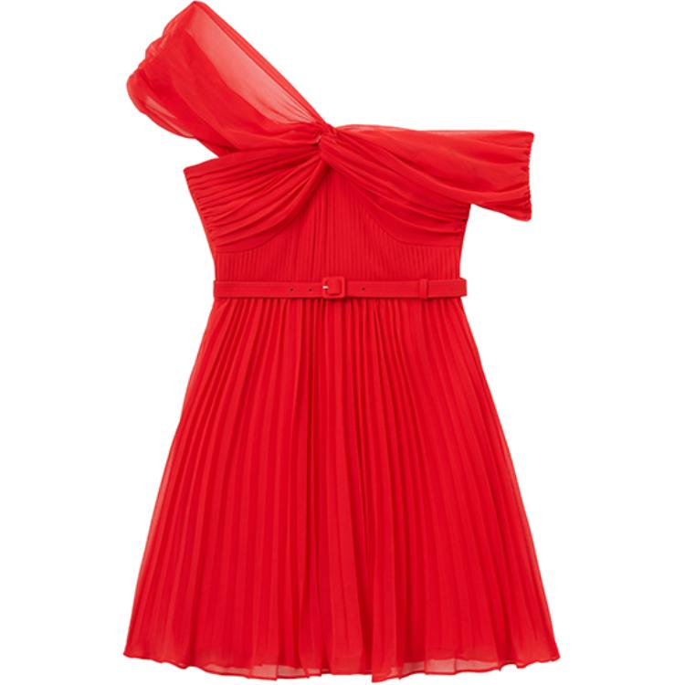 (Women) Self-Portrait  Red Off-Shoulder Sleeveless Mini Dress. SWF353Y04800 圖 2