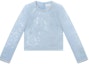 Order (W) Self-Portrait Sequin Knit Sweater Biru Misty. SWF351C01500