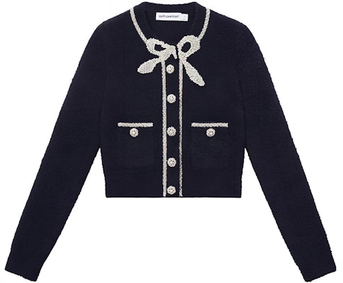 (W) Self-Portrait 短版針織開衫毛衣 - 香奈兒風格 SWF344M05900 Buy (W) Self-Portrait 短版針織開衫毛衣 - 香奈兒風格 SWF344M05900