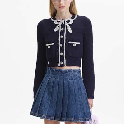 (W) Self-Portrait 短版針織開衫毛衣 - 香奈兒風格 SWF344M05900 Lookbook (W) Self-Portrait 短版針織開衫毛衣 - 香奈兒風格 SWF344M05900