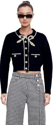 (W) Self-Portrait 短版針織開衫毛衣 - 香奈兒風格 SWF344M05900 Sizing (W) Self-Portrait 短版針織開衫毛衣 - 香奈兒風格 SWF344M05900