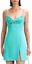 Purchase (Women) Self-Portrait Sky Blue Bow Split Mini Slip Dress. SWF342Y12100