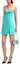 Sizing (Women) Self-Portrait Sky Blue Bow Split Mini Slip Dress. SWF342Y12100