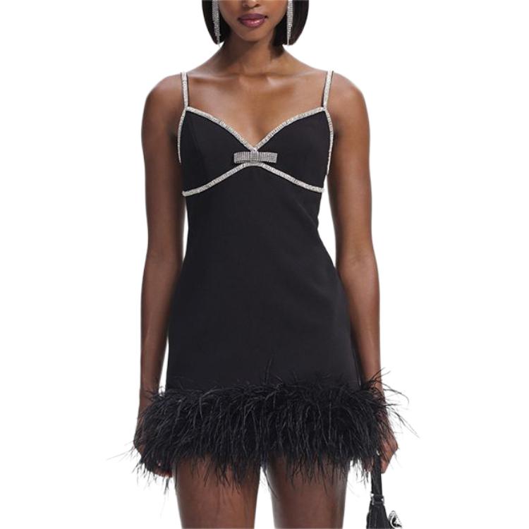 (Women) Self-Portrait  Sleeveless Black Mini Dress SWF351Y02900 圖 3