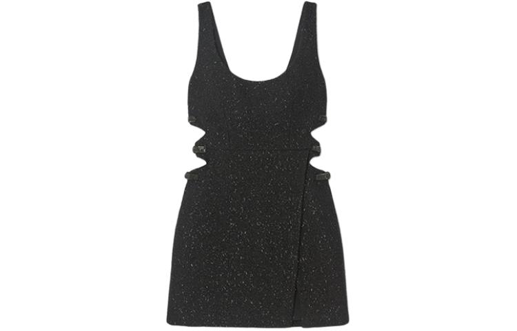 (Women) Self-Portrait  Sleeveless Cut-Out Tweed Dress in Classic Black. SWF352Y14600 圖 2